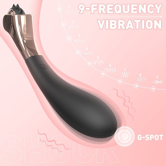 Guilty Toys Classic Vibrator 20.1cm Black