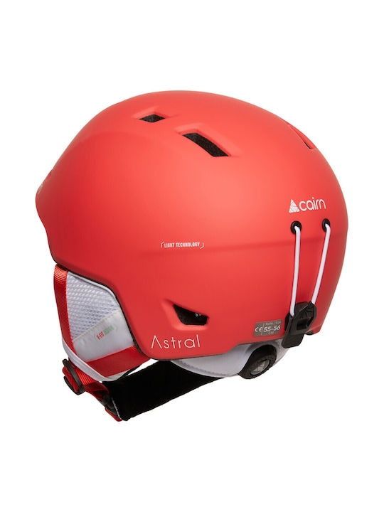 Cairn Astral Γυναικείο Κράνος για Σκι & Snowboard σε Πορτοκαλί Χρώμα