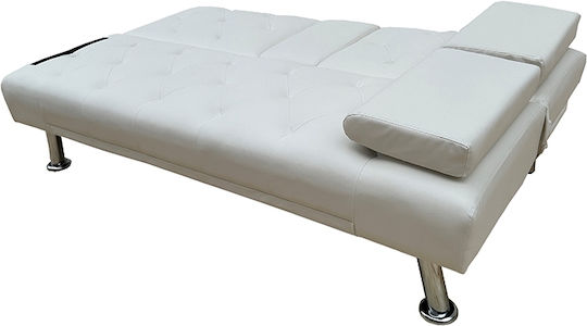Rest Canapea Cu Trei Locuri Pat Alb 168x88x79cm