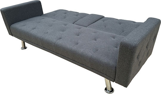 Zita Plus Dreisitzer Sofa Bett Grau 188x88x79cm