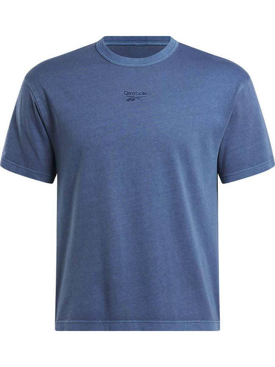 Identity Washed T-shirt Μπλε