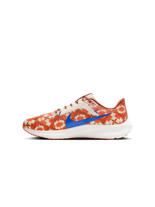 Air Zoom Pegasus 40 Premium Sport Shoes Running Coconut Milk / Burnt Sunrise / Safety Orange / Hyper Royal