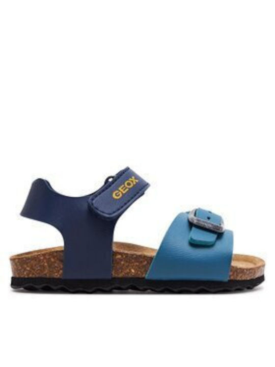 Geox Παιδικά Πέδιλα B Sandal Chalki Μπλε