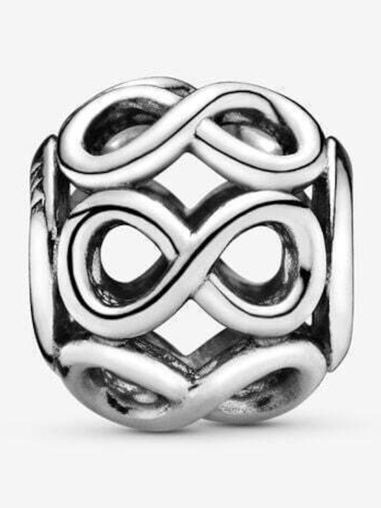 Pandora Openwork Infinity Charm Άπειρο από Ασήμι