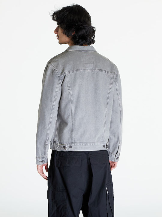 Trucker Denim Jacket Grey