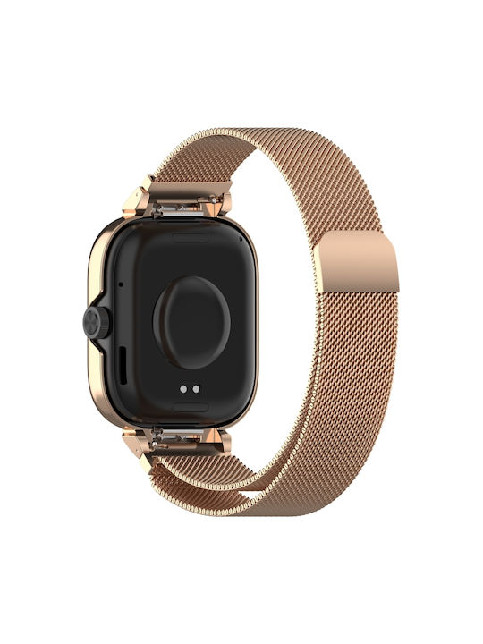 Milan Strap Stainless Steel Rose Gold (Redmi Watch 4)