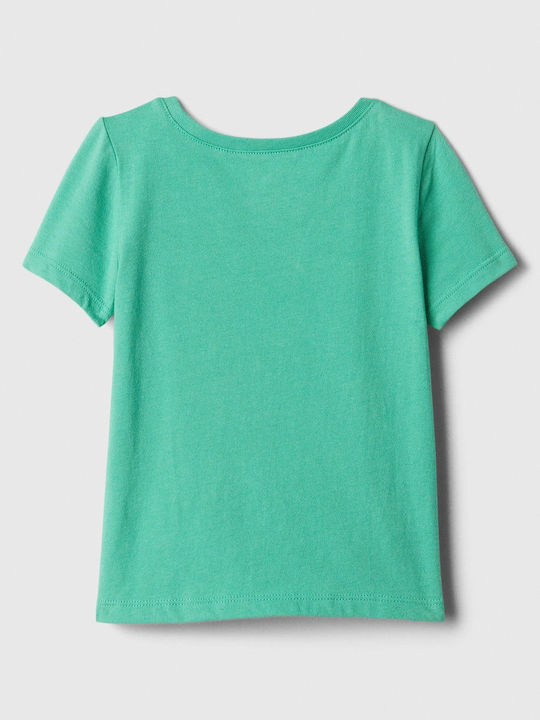 GAP Children's Blouse Short Sleeve bright meadow green