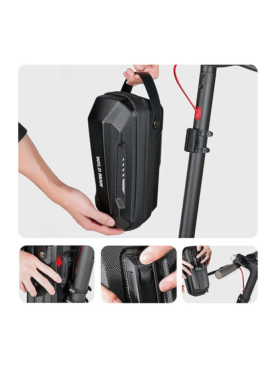 Wildman Gears GD9X Plus Τσαντάκι Τιμονιού Ποδηλάτου 3lt Μαύρο