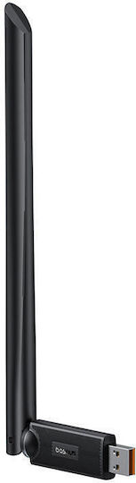 Baseus FastJoy USB Адаптер За Мрежа С Безжична Свързаност Wi-Fi 650Mbps