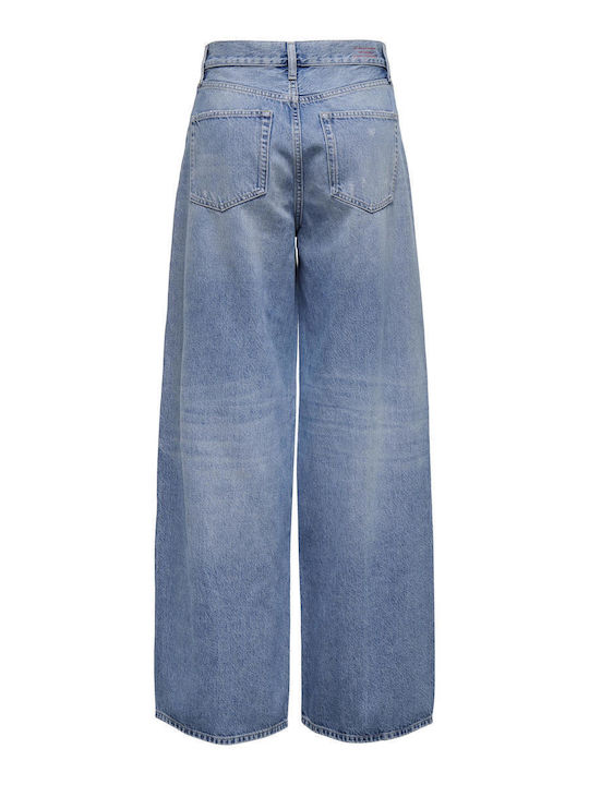 Only Women's Jean Trousers Medium Blue