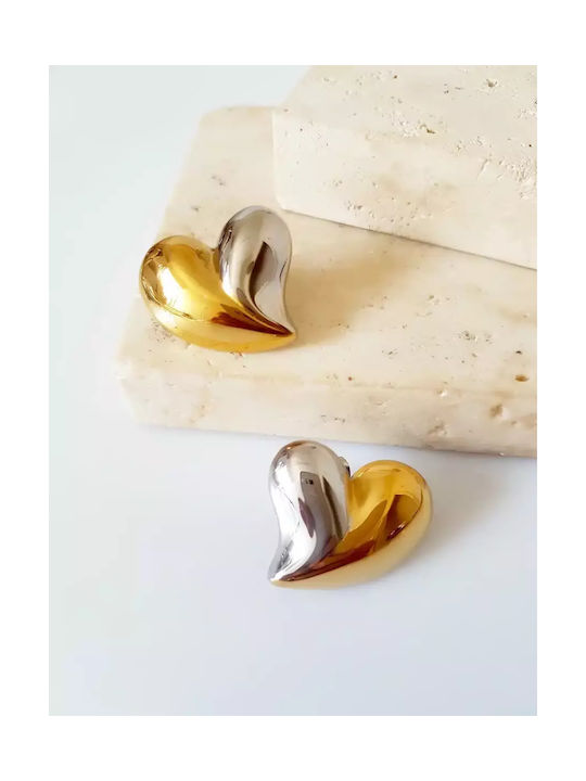 JWLS Earrings made of Steel Gold Plated