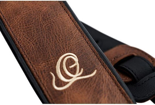 Ortega Gurt für Gitarre / Bass Braun
