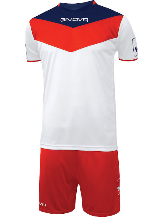 Givova Kit Campo White/Blue/red