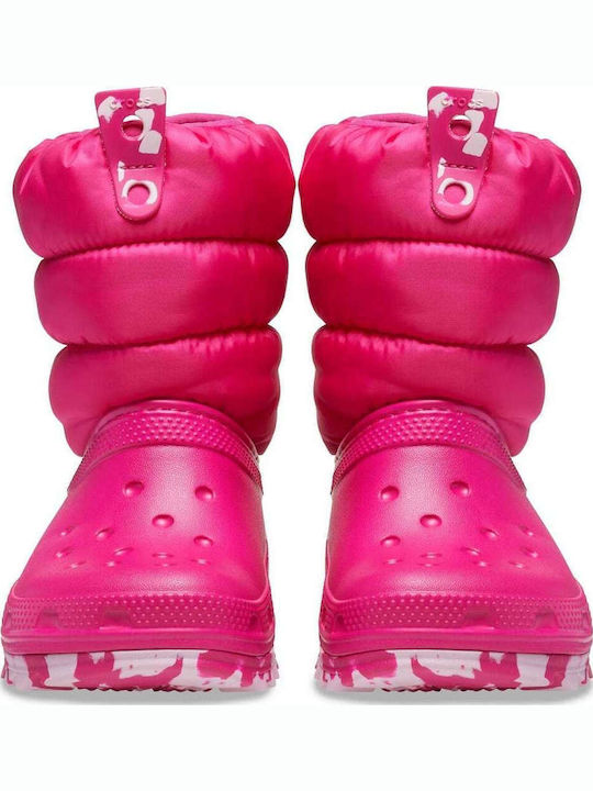 Classic Neo Puff Boot Kids Snow Boots Fuchsia