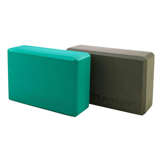 Tunturi Yogablock in Türkis Farbe