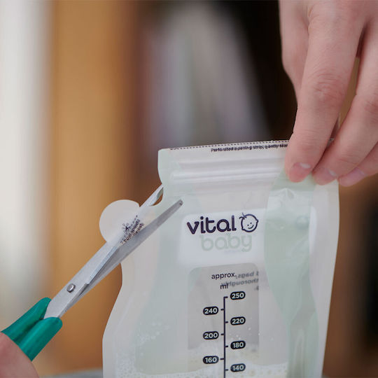 Vital Baby Σακουλάκια Αποθήκευσης Μητρικού Γάλακτος 250ml 30τμχ