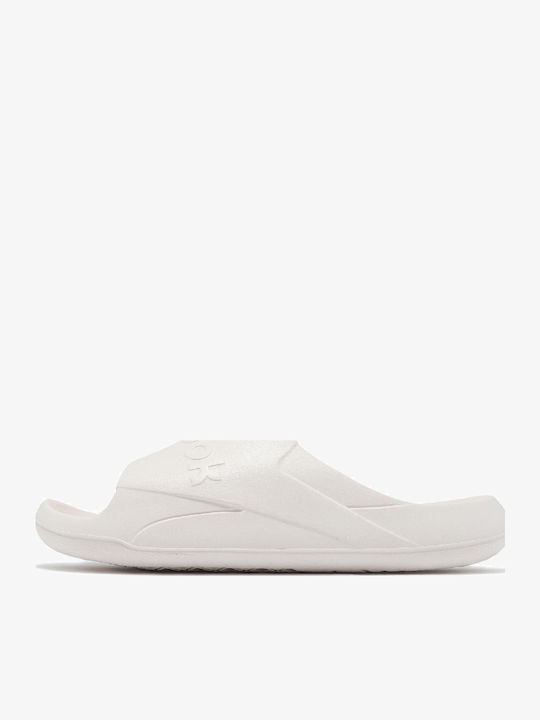 Reebok Clean Slides White
