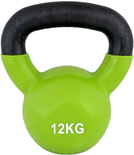 Perk Sports PD191-12 Kettlebell Vinyl 12kg Grün