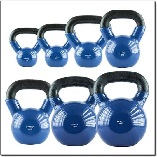 HMS KNV06 Kettlebell από Ατσάλι 6kg Μπλε