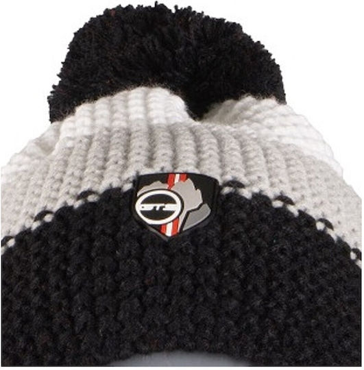 Pom Pom Beanie Unisex Beanie Knitted in Blue color