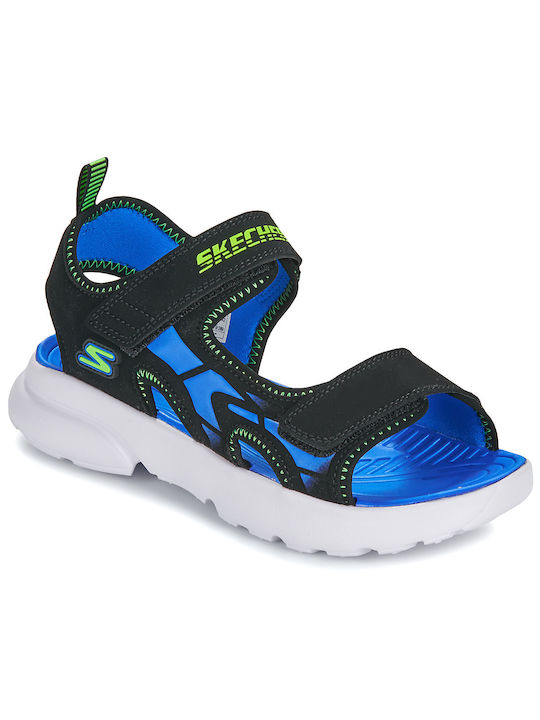 Skechers Παιδικά Πέδιλα Μαύρα