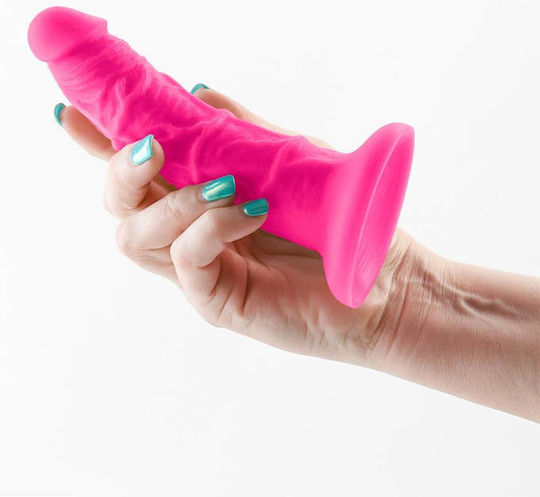 Ns Novelties Colours Pleasures Thin Realistic Dildo With Suction Cup Pink 13cm
