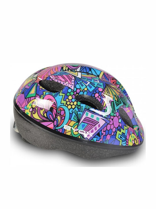 Byox Y03 Kids' Helmet for City Bike Multicolour with LED Light