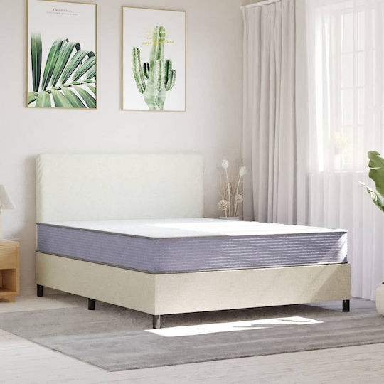 vidaXL Υπέρδιπλο Στρώμα Διπλής Όψης 160x200x24cm