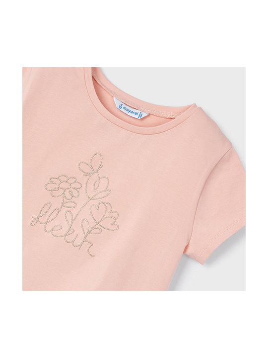 Mayoral Παιδικό T-shirt Ροζ