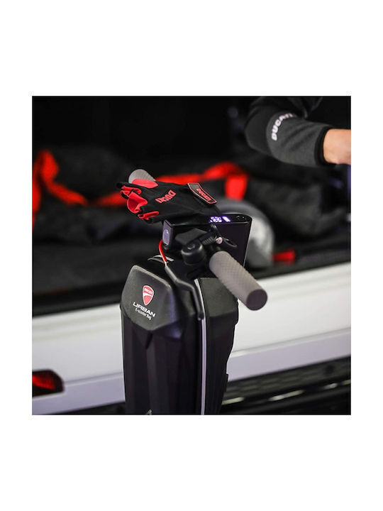Ducati Halber Finger Fahrradhandschuhe Schwarz