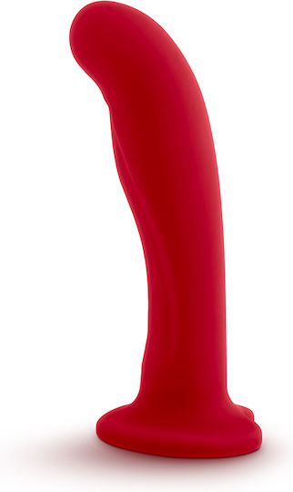 Blush Temptasia Jezebel Dildo με Βεντούζα Κόκκινο 15cm