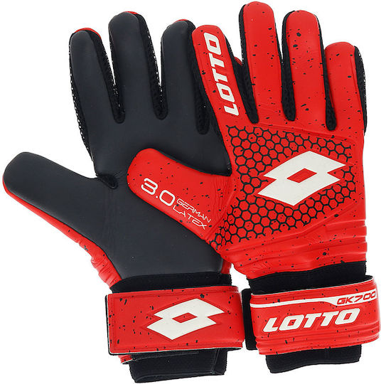 Lotto GK700 II Goalkeeper Gloves Adults Red