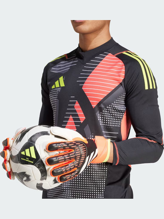adidas Predator Match Fingersave Adults Goalkeeper Gloves Multicolour