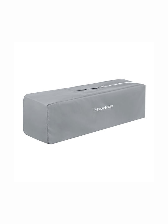 Moby System Happy Traveller Basic Laufstall mit Matratze Gray 128x68cm