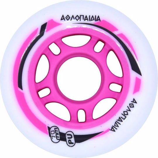 Αθλοπαιδιά 002.1084/WHL/M/72 Ροδάκια Μωβ 72mm 4τμχ