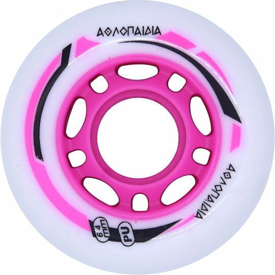 Αθλοπαιδιά 002.1084/WHL/M/72 Ροδάκια Μωβ 72mm 4τμχ