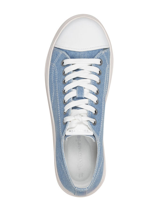 Tamaris Flatforms Turnschuhe Blau