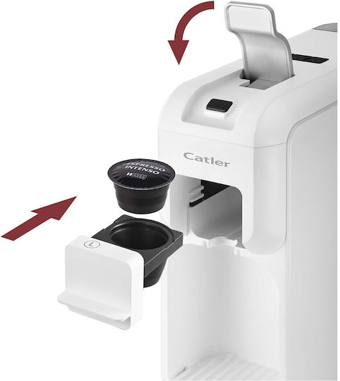 Catler Kapsel-Kaffeemaschine Dolce Gusto Druck 15bar Weiß
