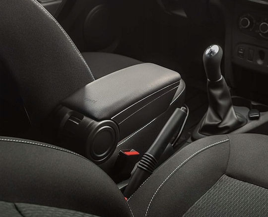 Rati Armster Car Leather Armrest for Renault Express Black