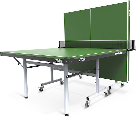 Stag School Folding Ping Pong Table Indoor Green