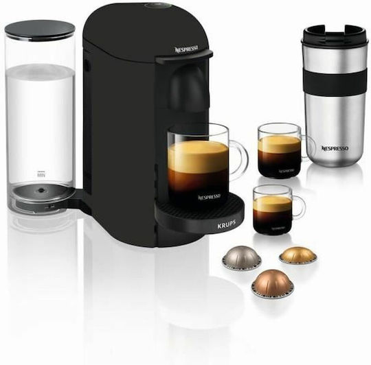 Krups Vertuo Plus Capsule Coffee Machine Vertuo Black