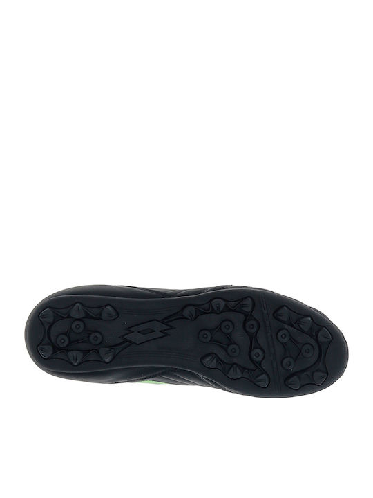 Lotto Stadio 705 Football Shoes with Cleats Black