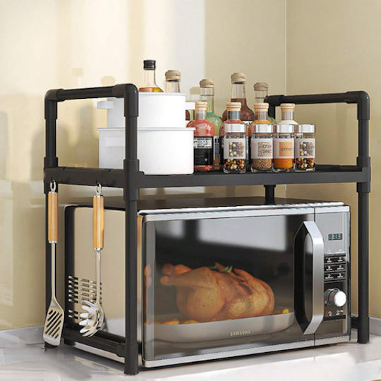 Metallische Basis Für Mikrowelle 49x26x48cm Schwarze
