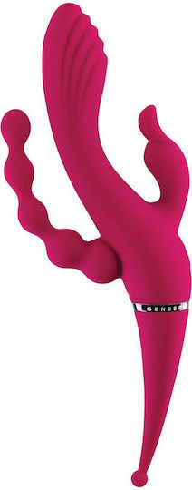 Gender X Vibrator Rabbit 31.5cm Black
