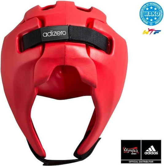 adidas Adizero WAKO/WTF ADIBHG028 ADIBHG028 Κάσκα Taekwondo Κόκκινη Κόκκινη