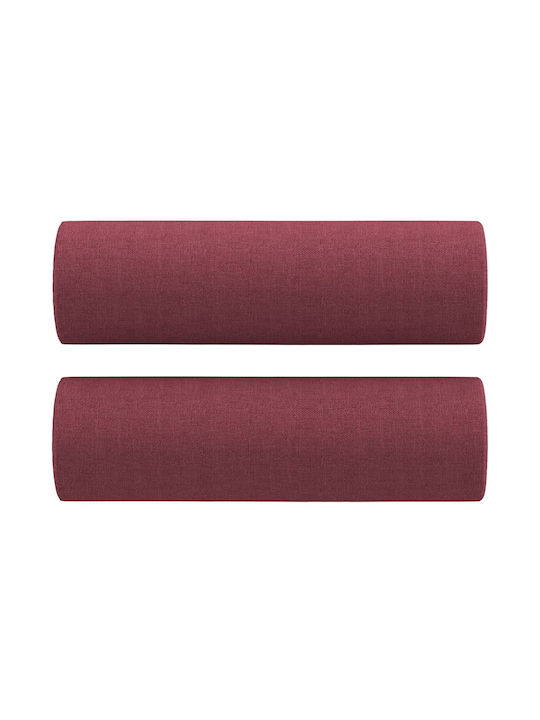 Dreisitzer Sofa Wine Red 198x77x80cm