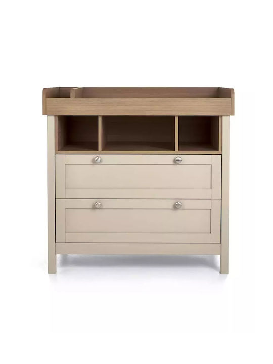 Harwell Βρεφική Συρταριέρα με 2 Συρτάρια Μπεζ 98x54.4x96.6cm Harwell Βρεφική Συρταριέρα με 2 Συρτάρια Μπεζ 98x54.4x96.6cm