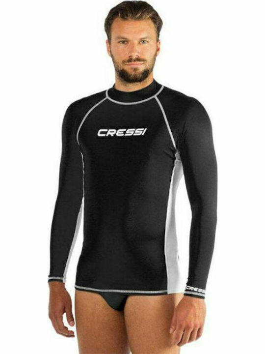 CressiSub UPF 50+ Men Long Sleeve Sun Protection Shirt Black