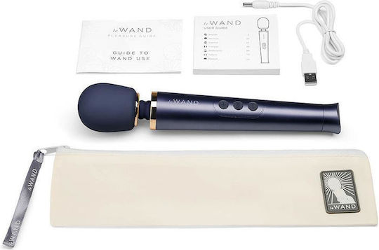 Le Wand Petite Rechargeable Vibrating Δονητής Μασάζ 15.3cm Μπλε