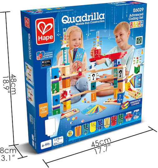Hape Wooden Construction Toy Quadrilla